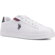 U.S. Polo Assn. Costa 4fx 101501686 Erkek Sneaker Ayakkabı Beyaz Lacivert Kırmızı