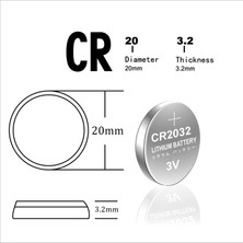 Ata Elektronik 1 Adet - CR2032 Pil 3V Hafıza Anakart Bios Garaj Kepenk Bariyer Kumanda Terazi Baskül Pili BR2032 CR2332 BR2332 DL2032 SB-T15 2032 ECR2032 L14 L2032 LF1/2V CR2032 Cr 2032