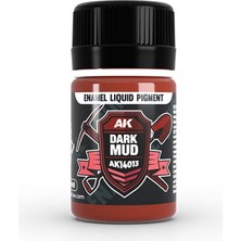 Ak Interactive 14013 35 Ml. Koyu Çamur, Enamel Sıvı Pigment