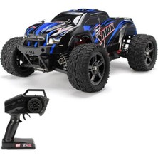 Remo 1631 1/16 Ölçek, 4WD Off Road Monster Truck (Smax) Mavi Kaportalı, Fırçalı Motorlu, 7.4V 1500MAH Li-Po Pilli, Rc Model Ara