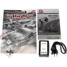 Remo 1631 1/16 Ölçek, 4WD Off Road Monster Truck (Smax) Mavi Kaportalı, Fırçalı Motorlu, 7.4V 1500MAH Li-Po Pilli, Rc Model Ara