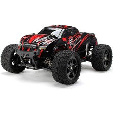 Remo 1631 1/16 Ölçek, 4WD Off Road Monster Truck (Smax) Kırmızı Kaportalı, Fırçalı Motorlu, 7.4V 1500MAH Li-Po Pilli, Rc Model