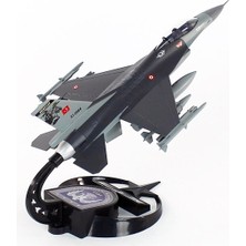 Akbağ Akbamodel 1/48 F-16 Akıncı Filo Muharip Savaş Uçağı, Sergilemeye Hazır Standlı Model