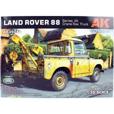 Ak Interactive 35014 1/35 Ölçek, Land Rover 88 Series Iıa (Vinçli Çekici), Askeri Araç Plastik Model Kiti
