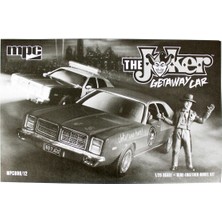 Mpc 890 1/25 Batman The Joker Getaway Car Dodge Monaco W/joker Figure, Demonte Plastik Araba Maketi