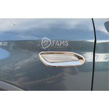 Fams Otomotiv Fiat Egea Krom Sinyal Çerçevesi 2 Parça 2015 Üzeri Paslanmaz Çelik