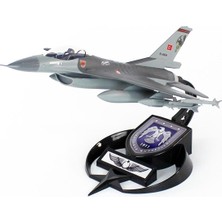 Akbağ Akbamodel 1/48 F-16 Atmaca Filo Muharip Savaş Uçağı, Sergilemeye Hazır Standlı Model