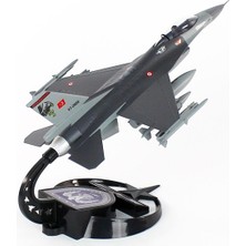 Akbağ Akbamodel 1/48 F-16 Atmaca Filo Muharip Savaş Uçağı, Sergilemeye Hazır Standlı Model