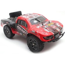 Remo 1621 1/16 Ölçek, 4WD Off Road Short Course (Rocket Smart) Kırmızı Kaportalı, Fırçalı MOTORLU,7.4V 1500MAH Li-Po Pilli, Rc