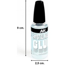 Ak Interactive 9323 30 Ml. Şeffaf Parça ve Cam Yapma Sıvısı