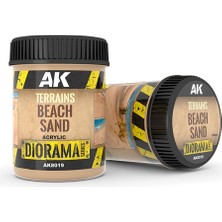 Ak Interactive 8019 250 Ml. Plaj Kumu, Akrilik, Diorama Serisi Zemin Dokusu