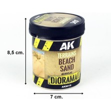 Ak Interactive 8019 250 Ml. Plaj Kumu, Akrilik, Diorama Serisi Zemin Dokusu