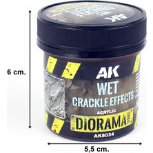 Ak Interactive 8034 100 Ml. Islak Çatlak Efekti, Akrilik, Diorama Serisi Zemin Dokusu