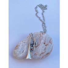 Paytak Moda Müzik Aleti Trompet Zincir Kolye PYTKZNKLY124