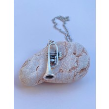 Paytak Moda Müzik Aleti Trompet Zincir Kolye PYTKZNKLY124