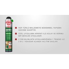 Somafix 2 Ad 750 Ml Somafix Tabancalı Isı Ses Yalıtım Köpüğü Köpük Tabancası Köpük Temizleyicisi Seti