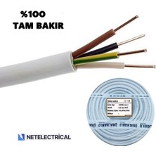 Ünal Kablo 4x2.5 Nym - 40 Metre Tek Damar Antigron Kablo