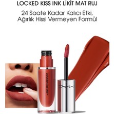 MAC Locked Kiss Ink 24 Saate Kadar Kalıcı Suya Dayanıklı Likit Mat Ruj - Sophistry - 4ml - 773602646029