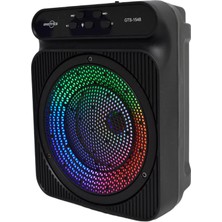 UltraTekno Rgb LED Işıklı Kablosuz Bluetooth Hoparlör Radyo Usb/aux/mikrofon/sd Kart Özellikli