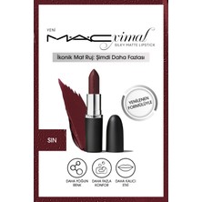 M·A·CXIMAL Silky Matte Lipstick Nemlendirme Etkili Yoğun Renk Sağlayan Ruj - Sin