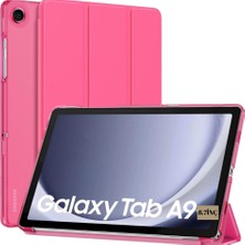 MobaxAksesuar Samsung Galaxy Tab A9 8.7inç Kılıf New PU Deri Smart Standlı Case Uyku Modlu X110 X115 X117