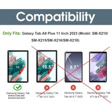 MobaxAksesuar Samsung Galaxy Tab A9 Plus Kılıf New Pu Deri Smart Standlı Case Uyku Modlu