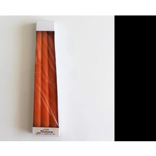 Es Dekor Şamdan Gerçek Mum 3'lü Havuç Turuncu Hediyelik Anılarınızı Aydınlatın Dekoratif Tamamlayıcı