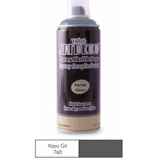 Artdeco Akrilik Sprey Boya 400 ml Koyu Gri 760