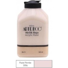 Artdeco Akrilik Boya 500ML Pastel Pembe 3006