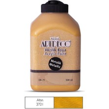 Artdeco Metalik Akrilik Boya 500ML Altın 3721