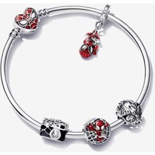 Poseidons Jewellery Marvel Spider-Man Tam Koleksiyon Charm Bileklik Seti