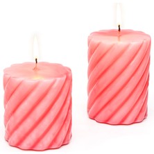Missi Pembe 2li Spiral Blok Mum Seti