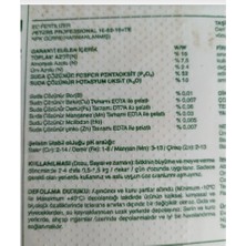 Uzay Bahçesi Npk 10-52-10 + Mikro Element Ciceklendirici Gubre 250 gr