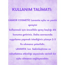 Liamor Cosmetic Lavanta Uyku ve Yastık Spreyi Rahatlatıcı Uyku ve Dinlenme Spreyi Sleep And Pıllow Spray 50ML