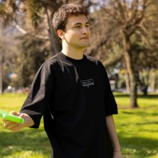 Rascape Siyah Pump Cover Bisiklet Yaka T-Shirt
