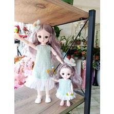 Miu Miu Miumiukids 30CM Müzikli Anne ile Bebek Barbie Oyuncak Bebek