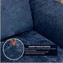 riselerhome Kadife Tekli Koltuk Örtüsü Lastikli Kanepe Örtüsü |  Koltuk Kılıfı Tekli Koltuk  Örtüsü