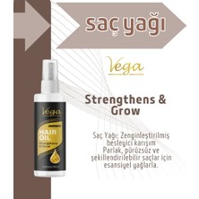 Vega Saç Bakım Yağı Strengthens &grow Natural Care E Vetaminli