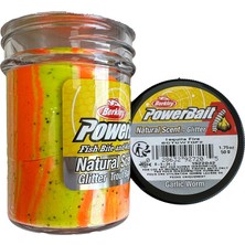 Berkley Power Bait Natural Scent Garlic Worm - Tequila Fire