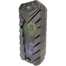 Roxy Gts 1559 3"x2 Fantastik Bluetooth Hoparlör Fm USB Tf Aux Destekli Rgb Işıklı 10W Speaker