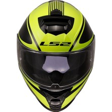 Ls2 Storm 2 Dodger Mat Siyah-Neon Sarı Kask