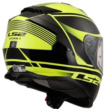 Ls2 Storm 2 Dodger Mat Siyah-Neon Sarı Kask