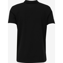 Discovery Expedition Siyah Erkek Polo Yaka Basic Polo T-Shirt D4SM-TST3283