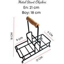 Grimor Life Metal Standlı Krem Begonya Bulaşık Deterjanı ve Sıvı Sabunluk Mutfak Seti-Sünger Hediyeli