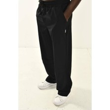 Siyah Baggy Fit Erkek Pantolon