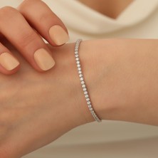Nox Jewelry 925 Ayar Gümüş Su Yolu Italyan Bileklik