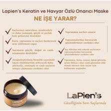 Lapiens Yıpranmış ,Mat Kuru Cansız Saçlar İçin Besleyici, Yoğun Onarıcı, Bağ Güçlendirici Saç Bakım Seti