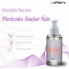 Lapiens İnce Kırılgan Cansız Saçlar Güçlendirici Hacim Veren Buğday Proteini Içeren Keratin Serum 100 ml