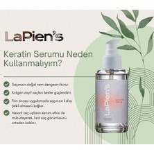 Lapiens İnce Kırılgan Cansız Saçlar Güçlendirici Hacim Veren Buğday Proteini Içeren Keratin Serum 100 ml