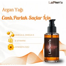 Lapiens Kuru Cansız Yıpranmış Saçlara Özel Yoğun Besleyici Parlaklık Veren Kabarma Önleyici Argan Yağı 100ml